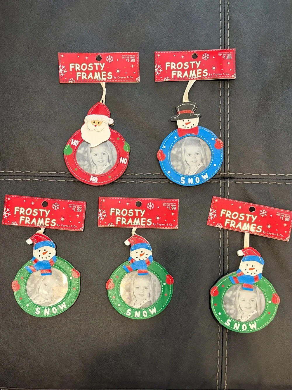 Set of 5 Vintage 80’s “Frosty Frames